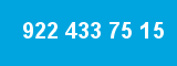 922 433 75 15